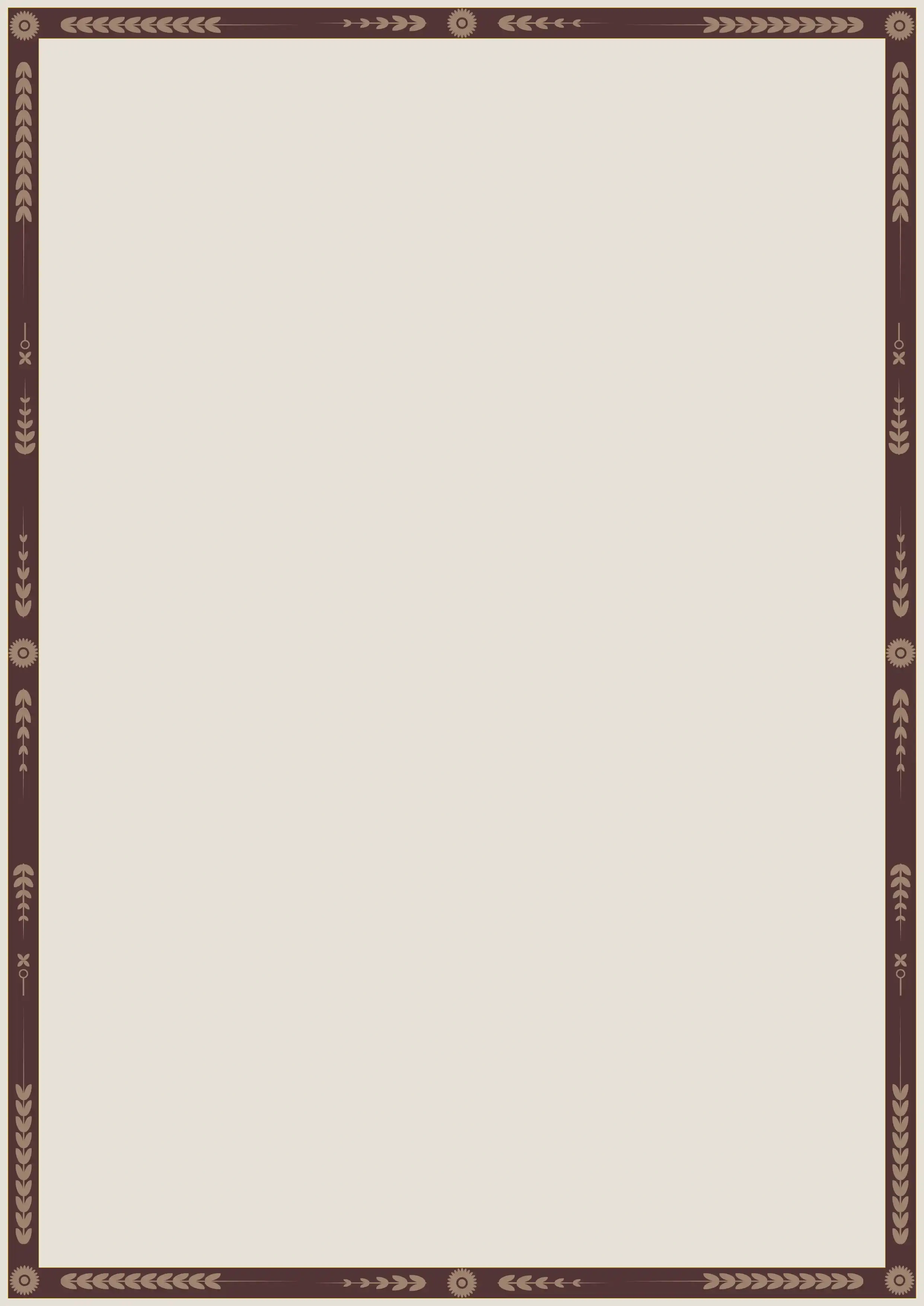 Simple beige marriage biodata