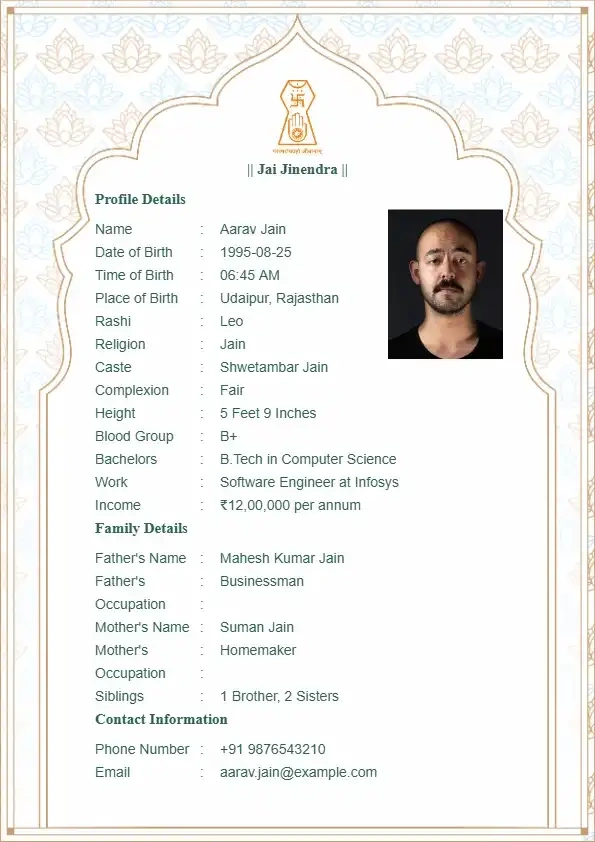 Golden arch luxury biodata