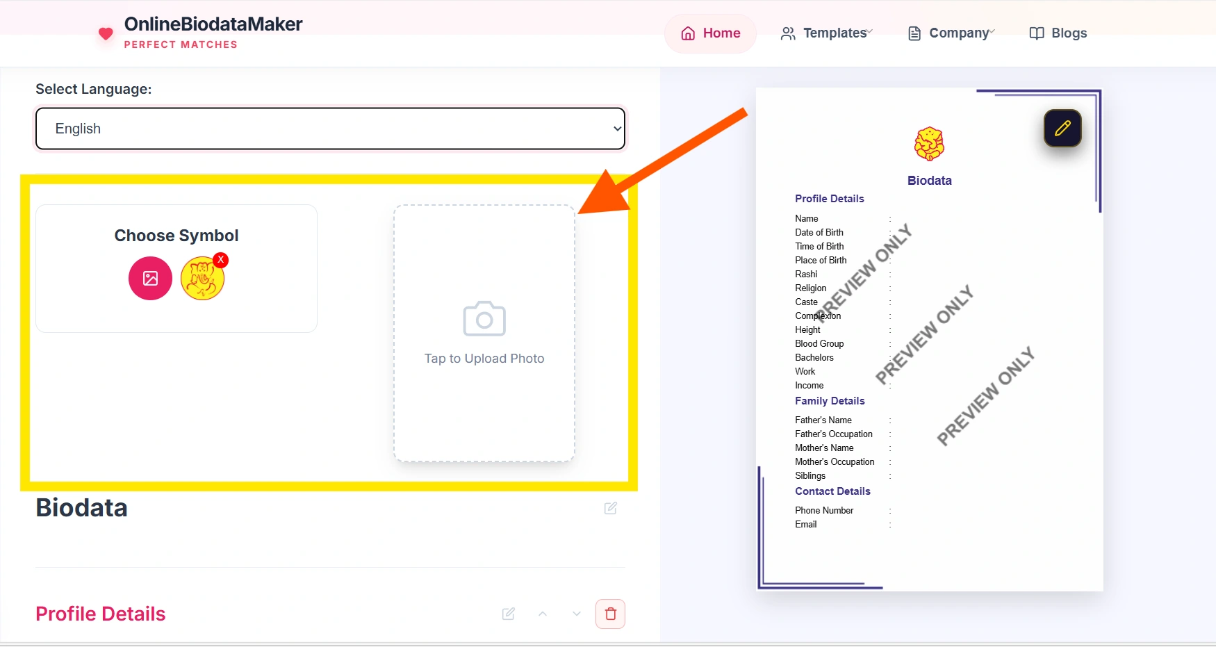Step 4: Personalize with Photos & Symbols